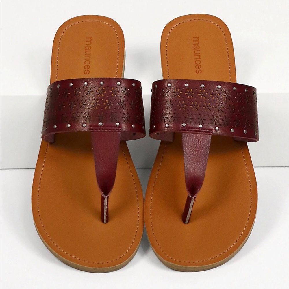 Pryia Laser Cut Flat Sandal